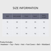Pirates of the Caribbean Captain Jack Sparrow Cosplay Costume for Men - Halloween Movie Role Play Outfit - Halloweez